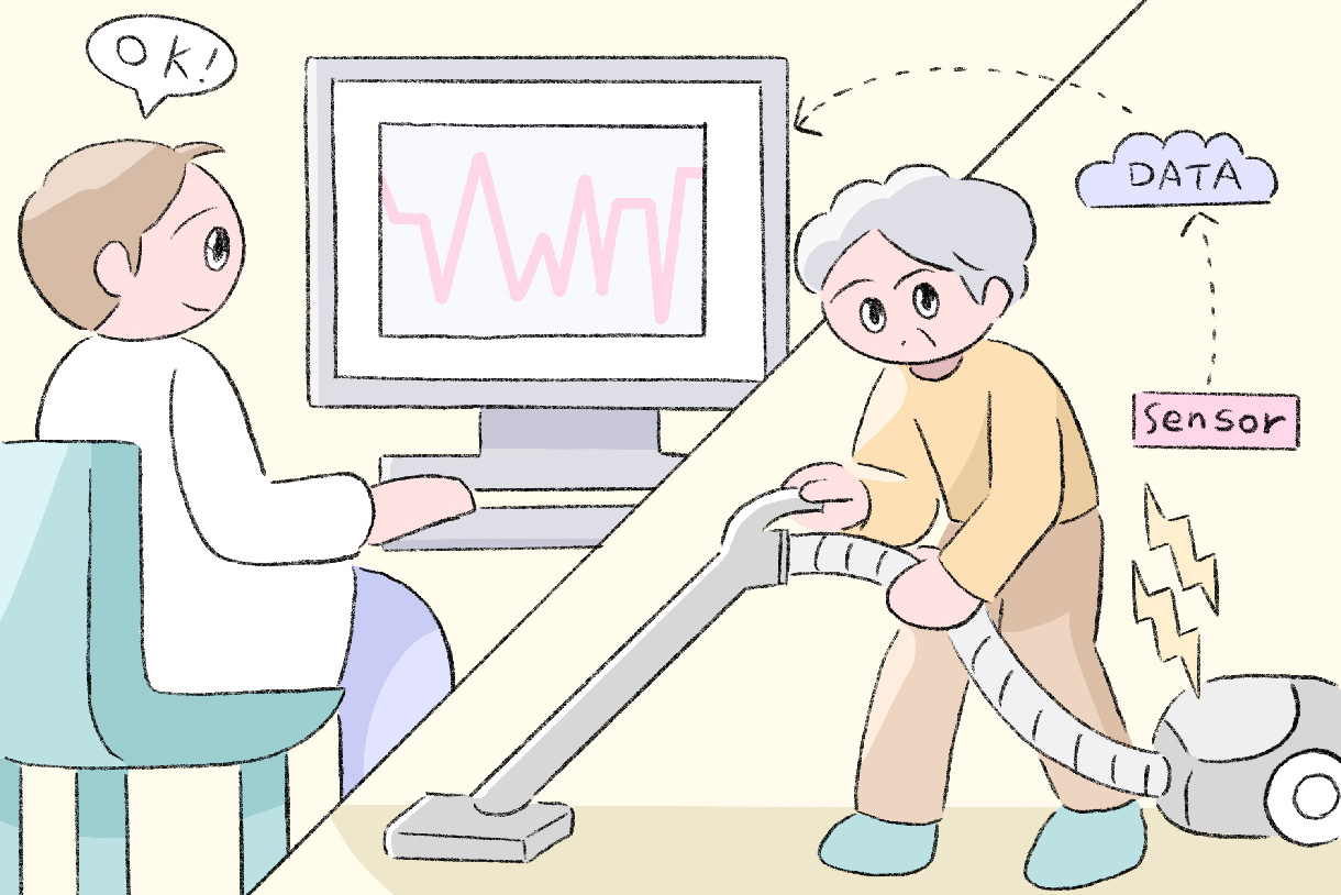 【秋田大学】生活音を“見える化”して、独居者の見守りシステムを開発する